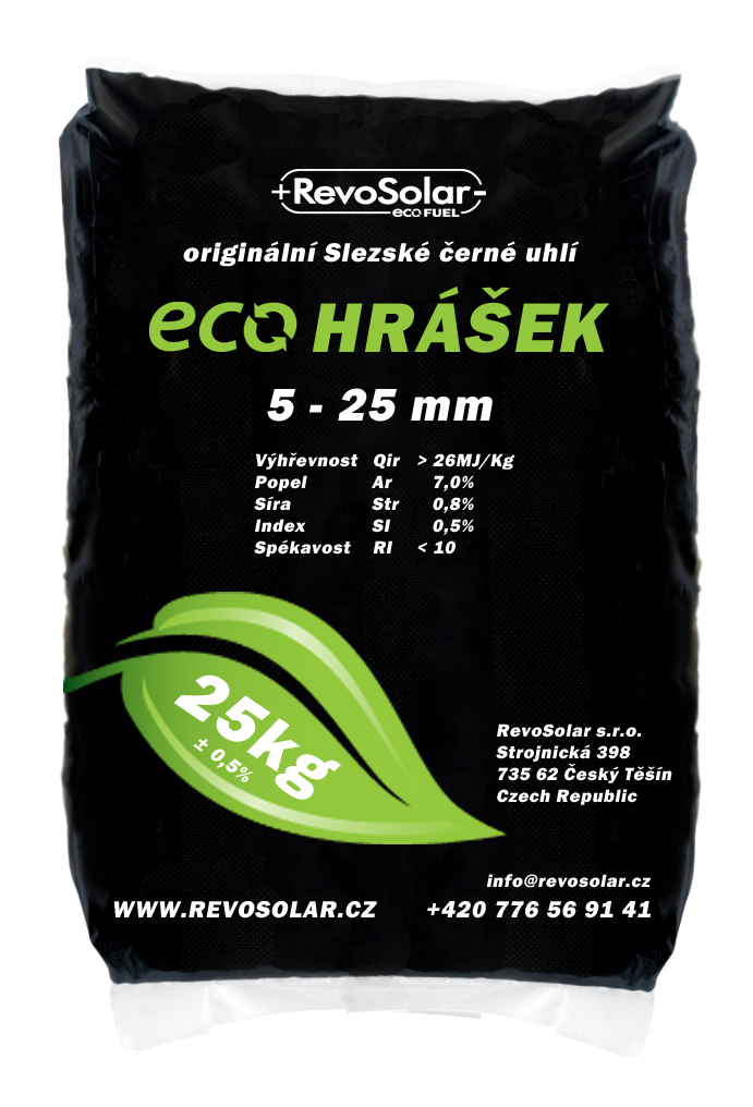 Slezské černé uhlí - Eco hrášek, prodej, rozvoz Ostrava, Bohumín