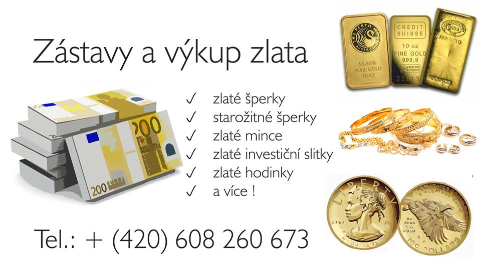 výkup, zástava zlata - Zlín