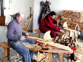 Výroba šindelů, Proseč, okres Chrudim