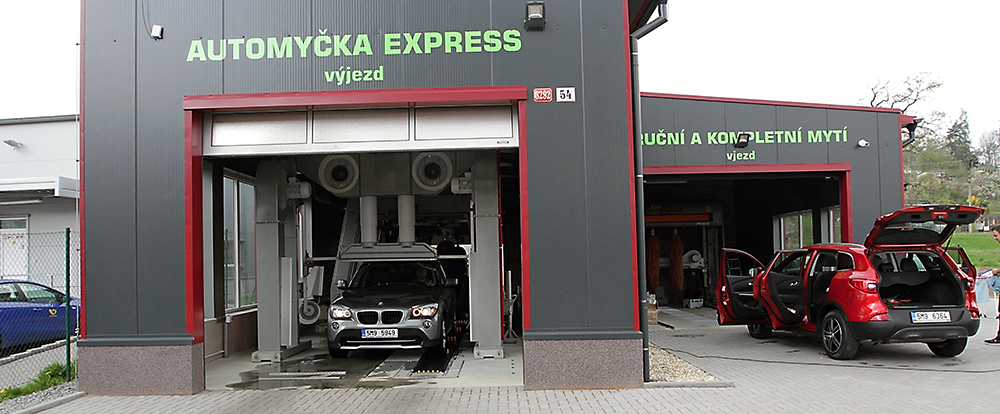 Ruční mytí vozidel, motorů, tunelová linka, , Automyčka - Jaroslav Doubek, Šumperk