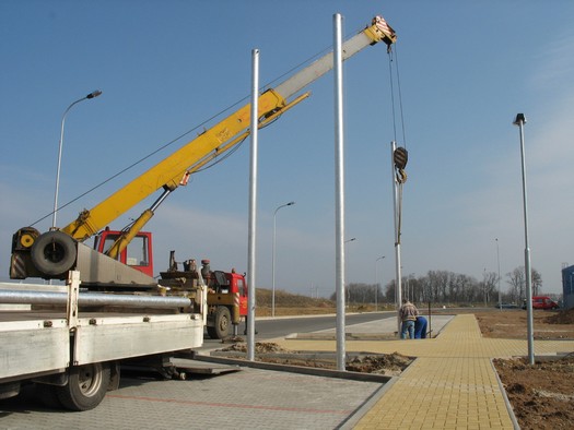 Pardubice RONAL - osvětlení parkoviště