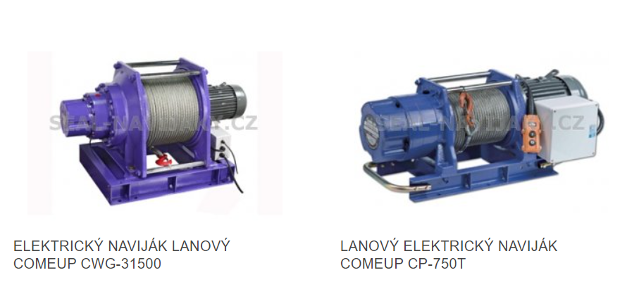 Elektrické lanové navijáky do dílen 400V