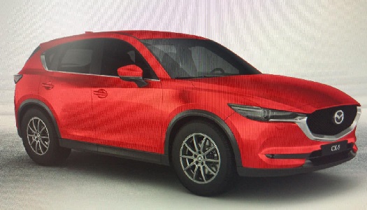 nově přezutá Mazda CX 5 - disky RC design osazené pneu Nexen Winguard