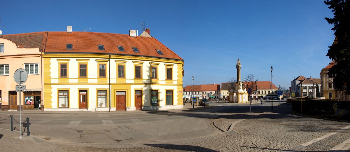 Pokládka dlažby Moravské Budějovice