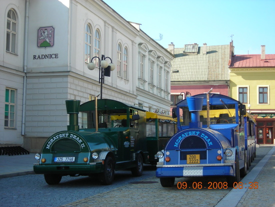 Jízda vláčkem, Olomouc, Luhačovice, Hodonín