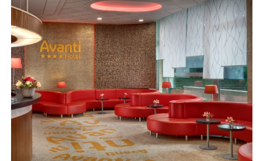 Čtyřhvězdičkový hotel Avanti v Brně s restaurací a konferenčním centrem