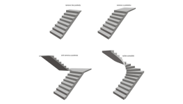 Výroba betonových schodů a schodišť s rovnoměrným normovaným zatížením