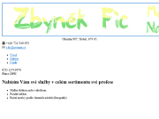 WEBSITE Zbynek Fic