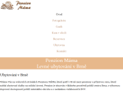 Strona (witryna) internetowa Penzion MAMA