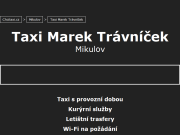 Strona (witryna) internetowa Taxisluzba Marek Travnicek