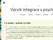 Strona (witryna) internetowa Integrace v psychoterapii, s.r.o.