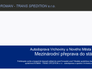 P&#193;GINA WEB ROMAN - TRANS SPEDITION s.r.o.