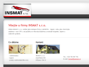 Strona (witryna) internetowa INSMAT s.r.o.