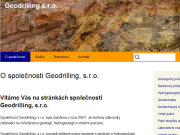Strona (witryna) internetowa Geodrilling, s.r.o.