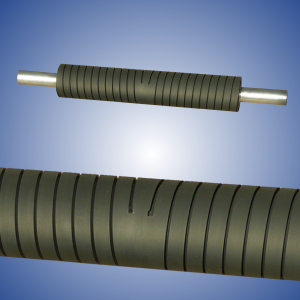 Produzione di cilindri gommati, scanalati cilindri di gomma con una vasta gamma di vantaggi