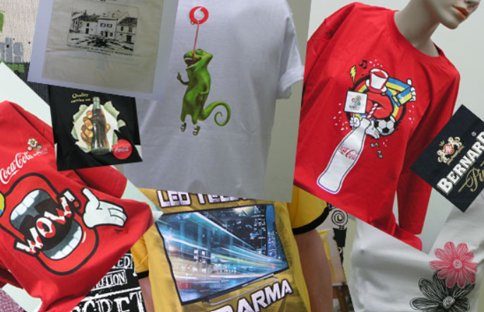 Reklamní potisk textilu, triček a košil Břeclav