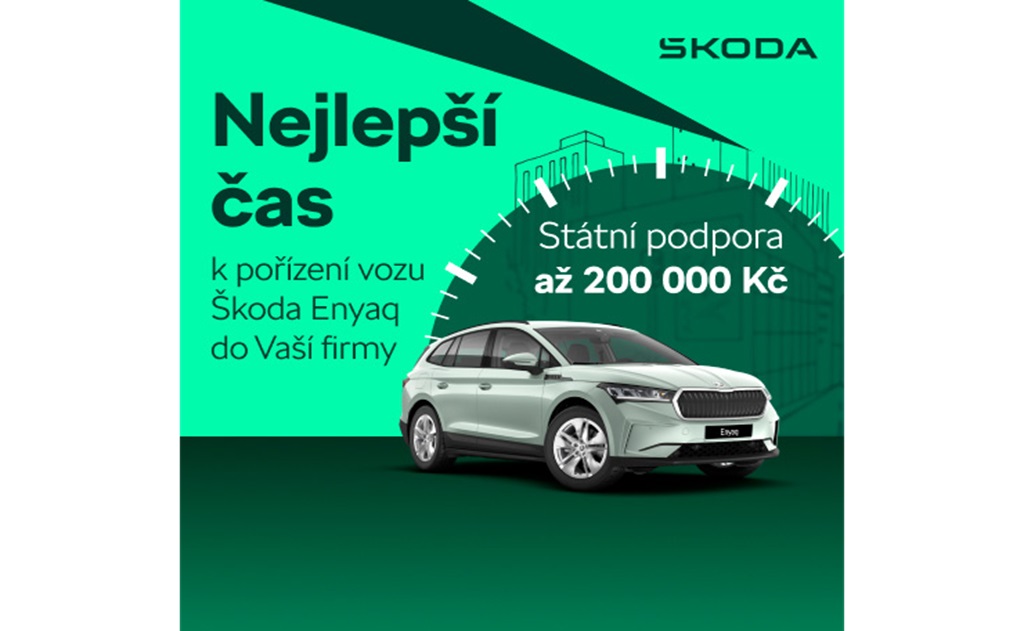 elektromobil Škoda Enyaq Ostrava