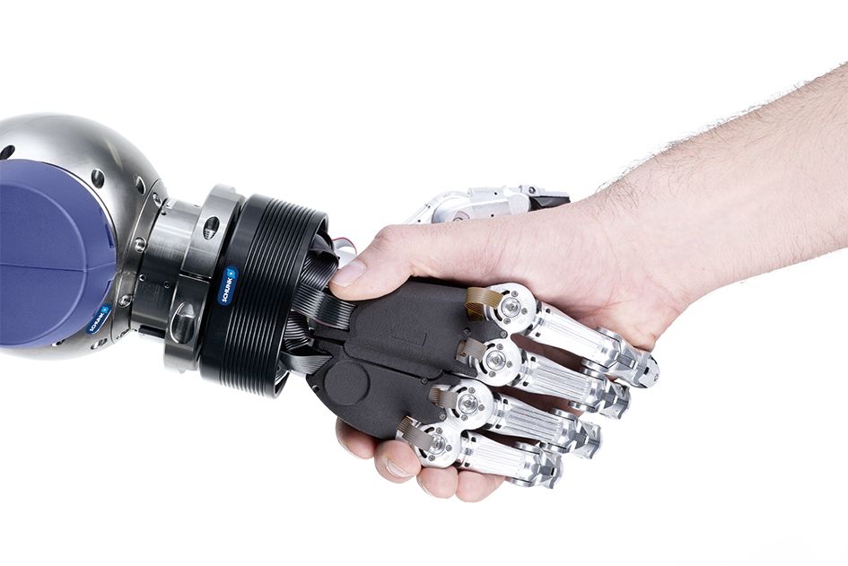 Koncipovaná aplikace pro servisní robotiky - mechatronická 5prstá uchopovací ruka