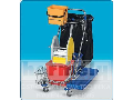 Profesionální úklidové vozíky jednokbelíkové, dvojkbelíkové - distributor