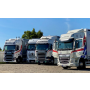 Gütertransport, Frachtverkehr, LKW-Transport mit Zielrichtung auf Deutschland