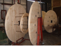 Custom wood cable reels manufactured by a reliable Czech company