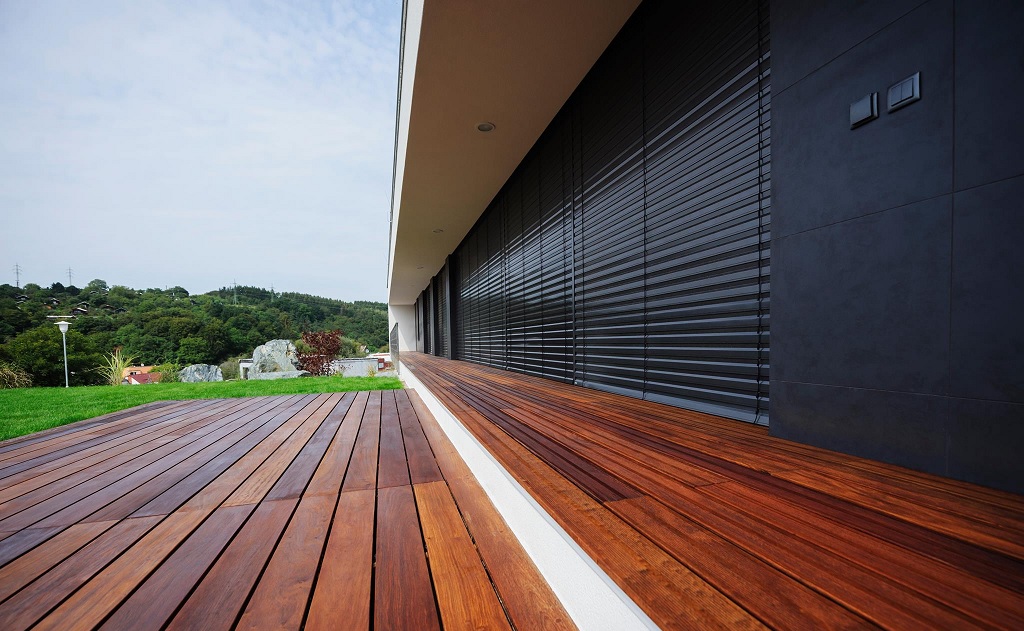 dřevěná terasa - realizace Zlín