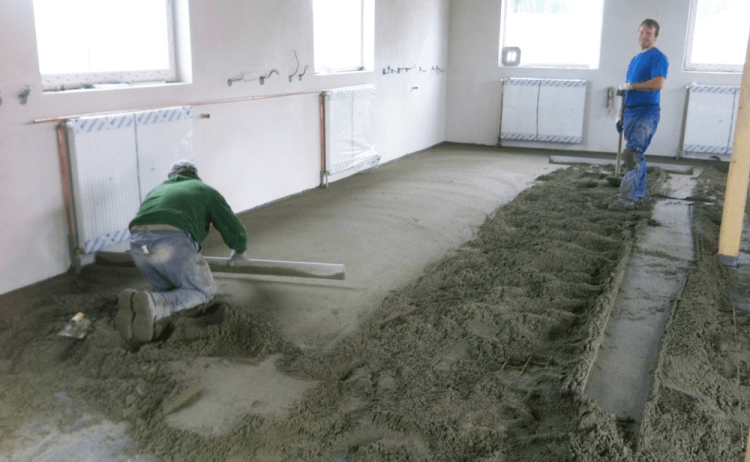 Realizace betonových podlah
