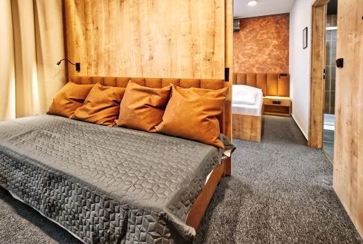 Pohodlné ubytování v moderně zařízený pokojích penzionu