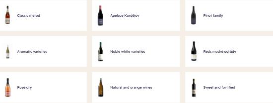 Moravská vína v e-shopu Vinotéky Kurdějov