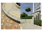Betonové obrubníky, dlažba a prefabrikované betonové prvky
