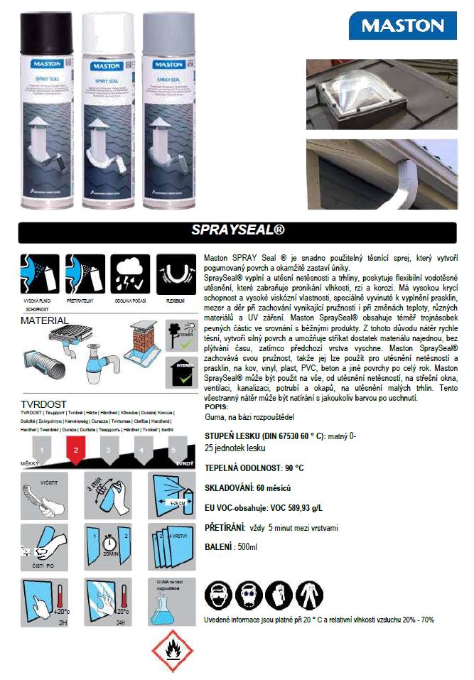 Barvy ve spreji, Sprej Maston SPRAY Seal ®