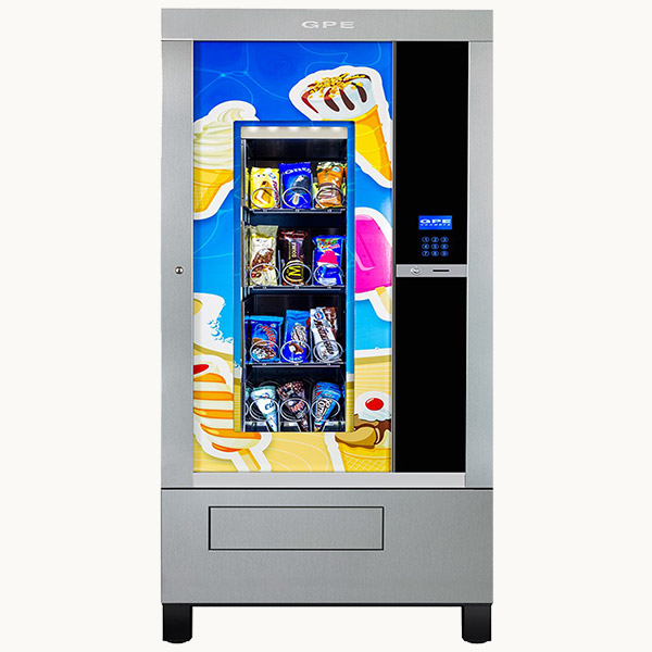 Automat vhodný pro prodej nanuků a balených zmrzlin  - Mistr Nanuk
