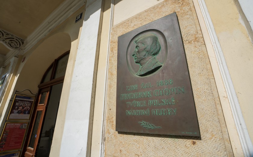 Památník Fryderyka Chopina v Mariánských Lázních