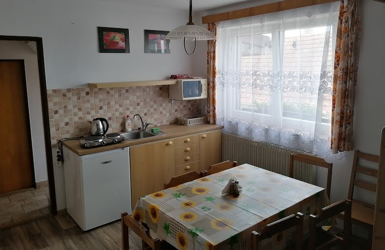 Ubytování ve dvou apartmánech s vybavenou kuchyní