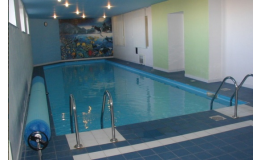 Lázeňské centrum s bazénem, saunou a vířivkou v hotelu v Říčanech